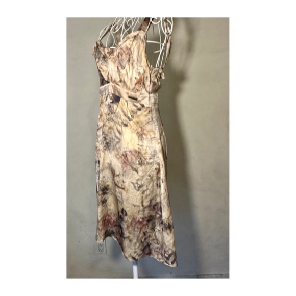 John Galliano vintage “Gazette” Print Silk mini dress, early  2000s - Picture 8 of 8